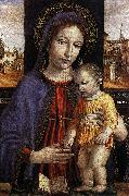 BORGOGNONE, Ambrogio Virgin and Child fdg oil painting on canvas